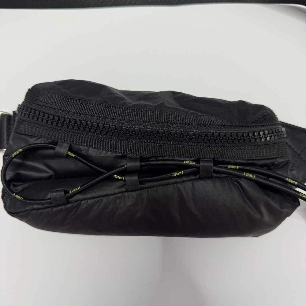 Zara Black Nylon fanny pack